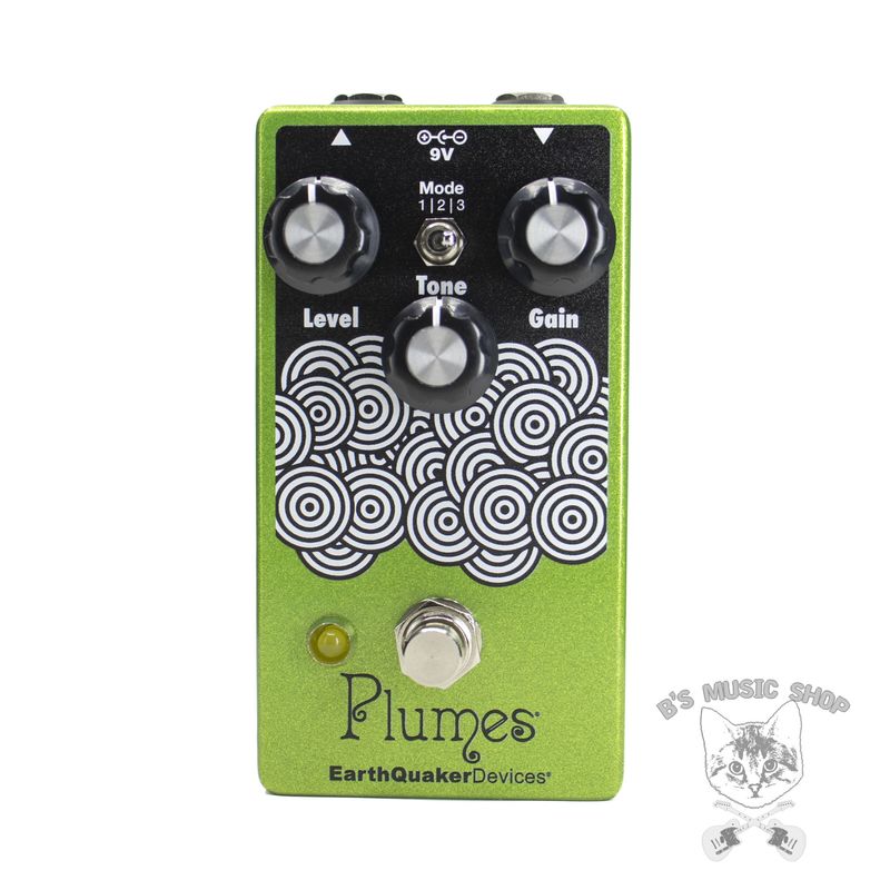 EarthQuaker Devices Plumes - B's Music Kitty Green Sparkle