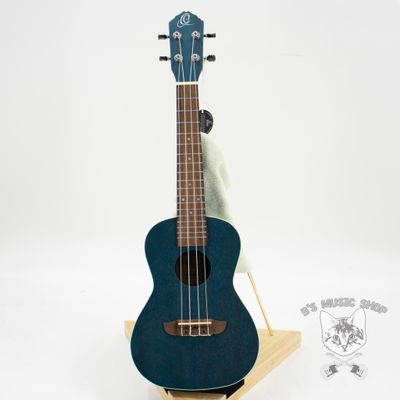 Used Ortega Earth Series Concert Ukulele in Ocean Blue