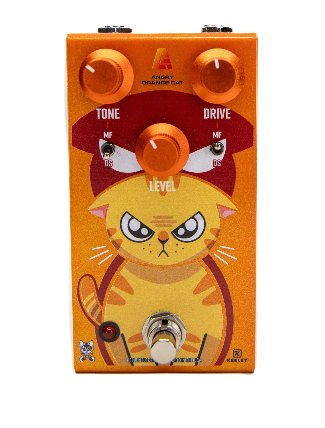 Keeley Angry Orange Cat - B&#39;s Music Exclusive - 4-in-1 Distortion and Fuzz Pedal