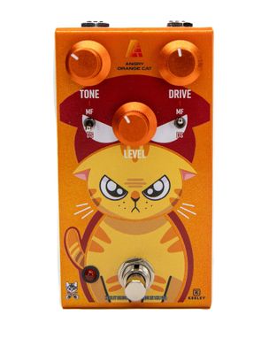 Keeley Angry Orange Cat - B&#39;s Music Exclusive - 4-in-1 Distortion and Fuzz Pedal