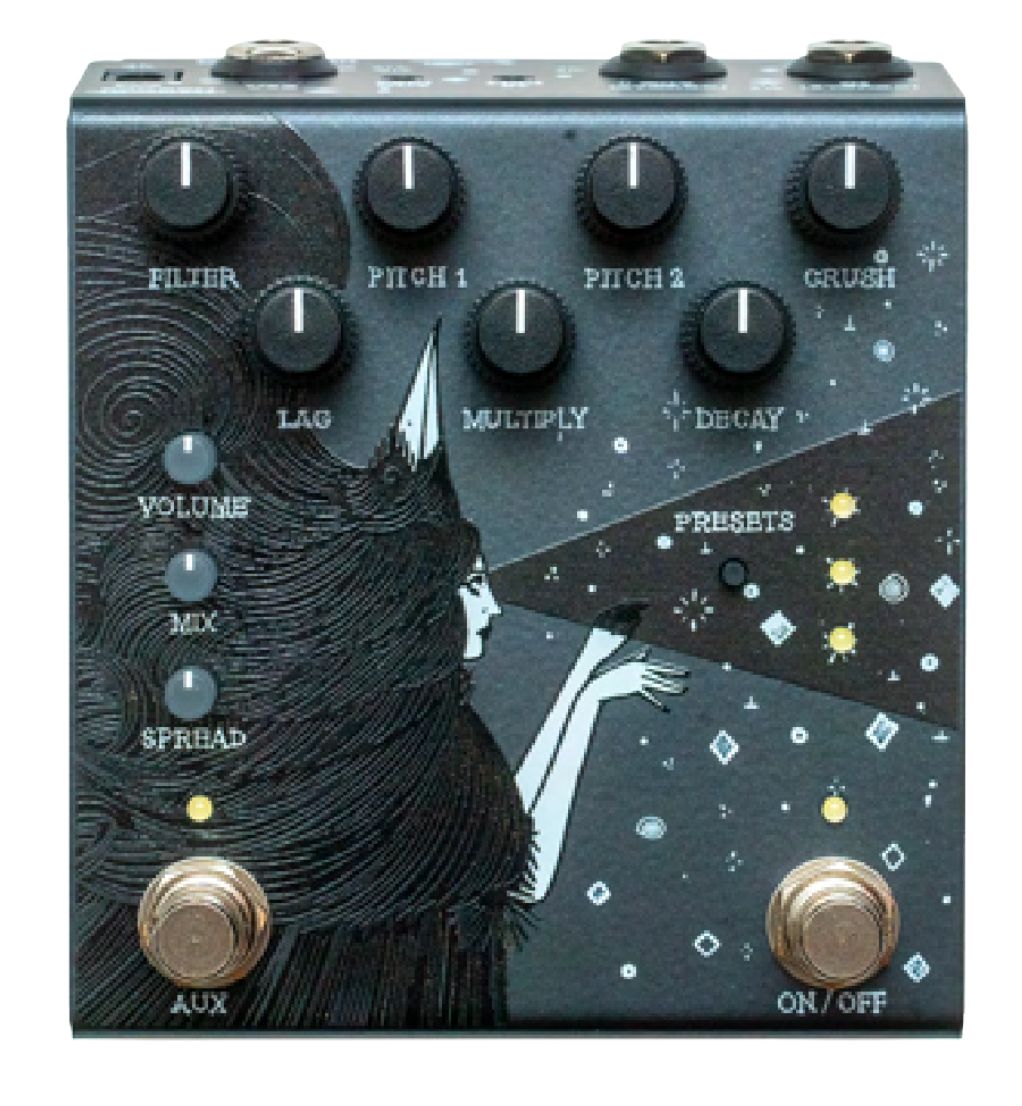 Old Blood Noise- Dark Star V3 Stereo Soundscape Reverb - Black