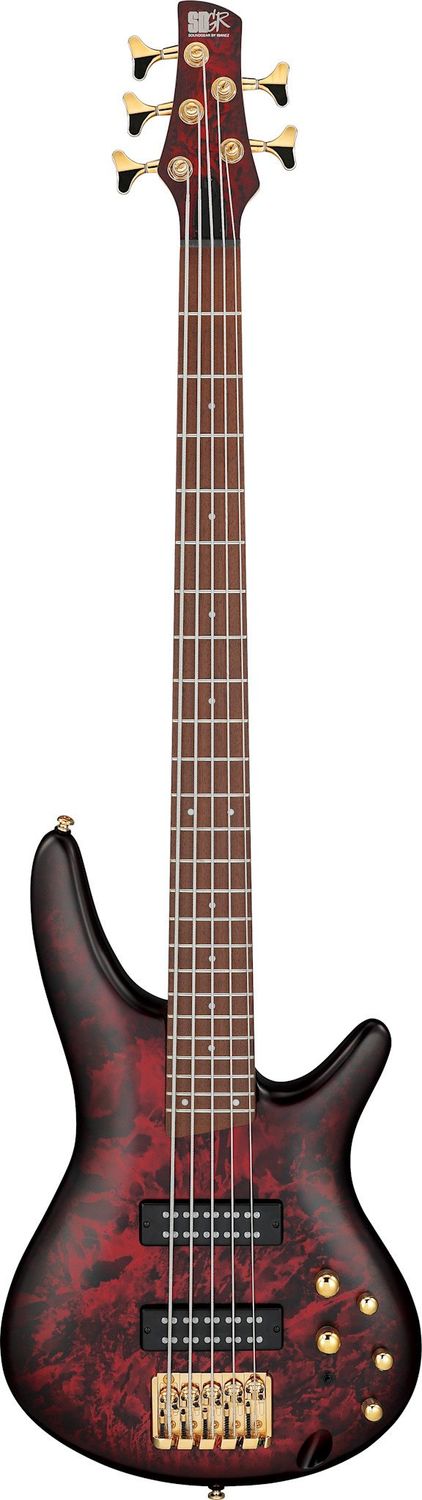 Ibanez SR Standard 5str Electric Bass - Wine Red Frozen Matte