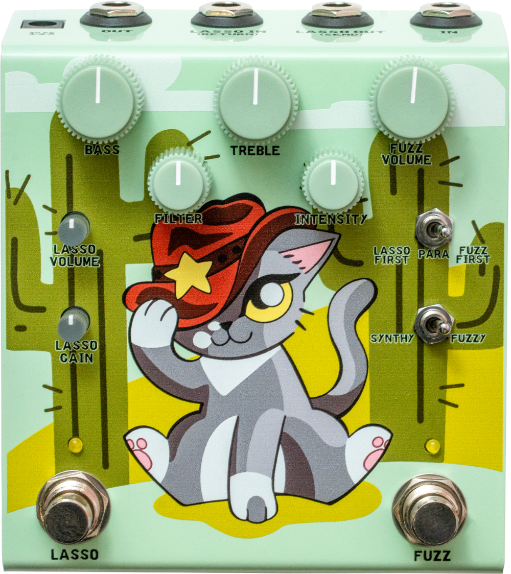 Meowdy Pardner Fuzz in Cat - Old Blood Noise Endeavors - B&#39;s Music Edition