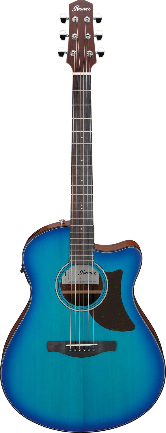 Ibanez AAM50CESBO - Sapphire Blue Burst Open Pore Top, Natural Open Pore Back and Sides