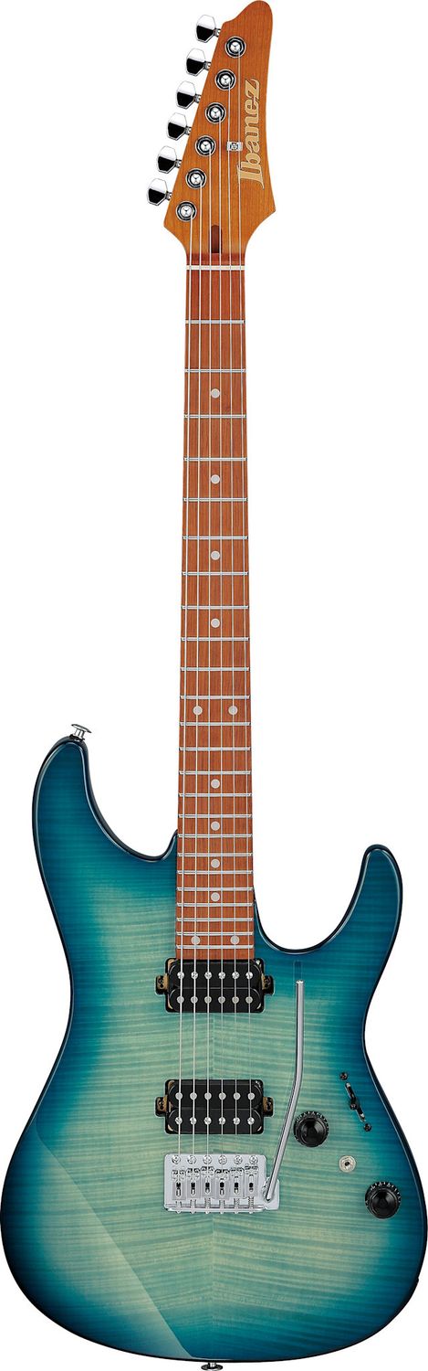 Ibanez AZ Standard 6str Electric Guitar - Transparent Turquoise Burst