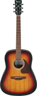 Ibanez PF54OVH - Open Pore Vintage Sunburst Top, Natural Mahogany Back and Sides
