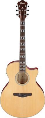 Ibanez AE170NTR - Natural High Gloss top, Transparent Red High Gloss back and sides