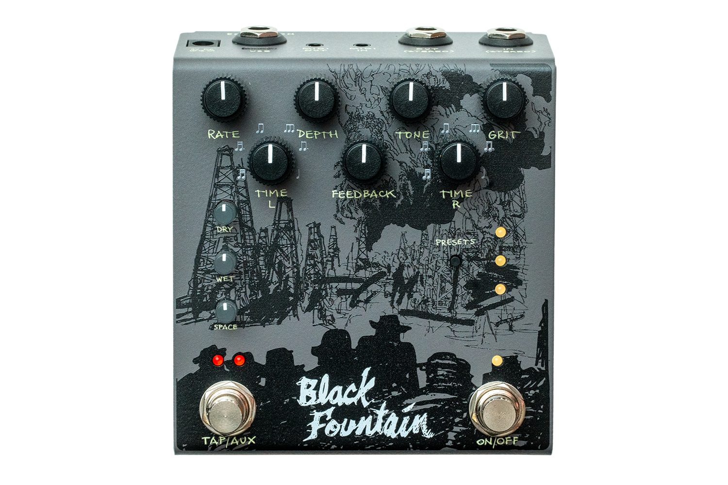Old Blood Noise Black Fountain V4 Stereo - Slate