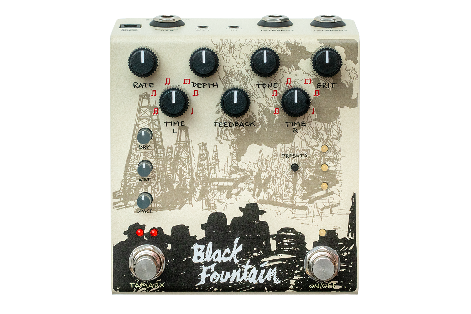 Old Blood Noise Black Fountain V4 Stereo - Cream