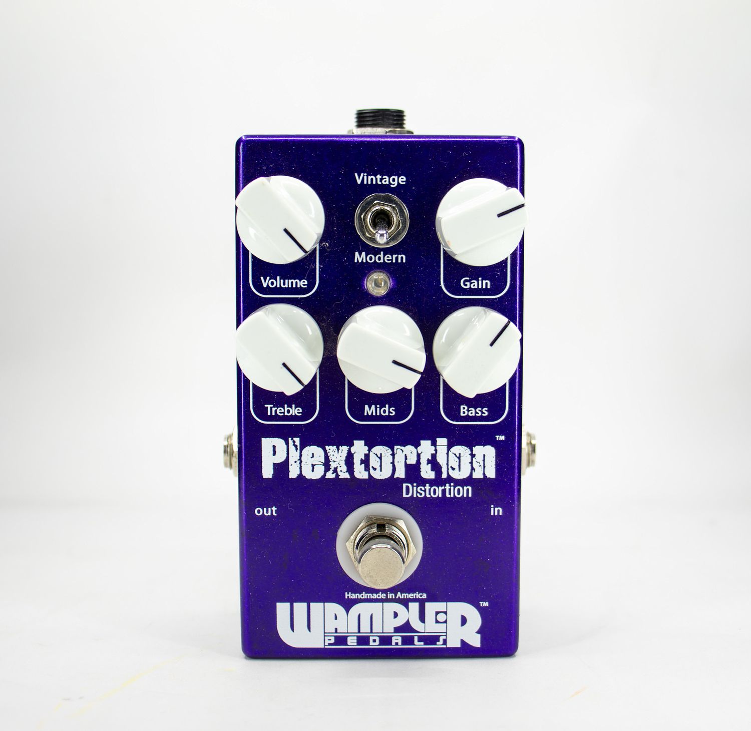 Used Wampler Plextortion Distortion Pedal - Very Good Condition