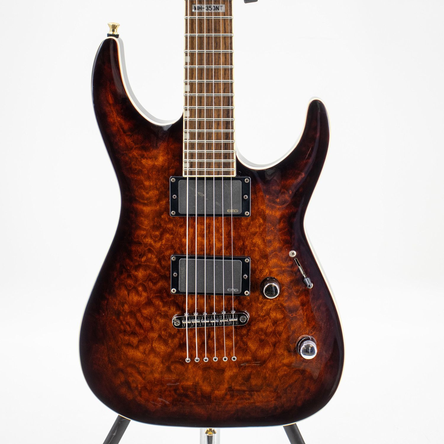 Used ESP LTD MH-350NT Dark Brown SunBurst Electric Guitar