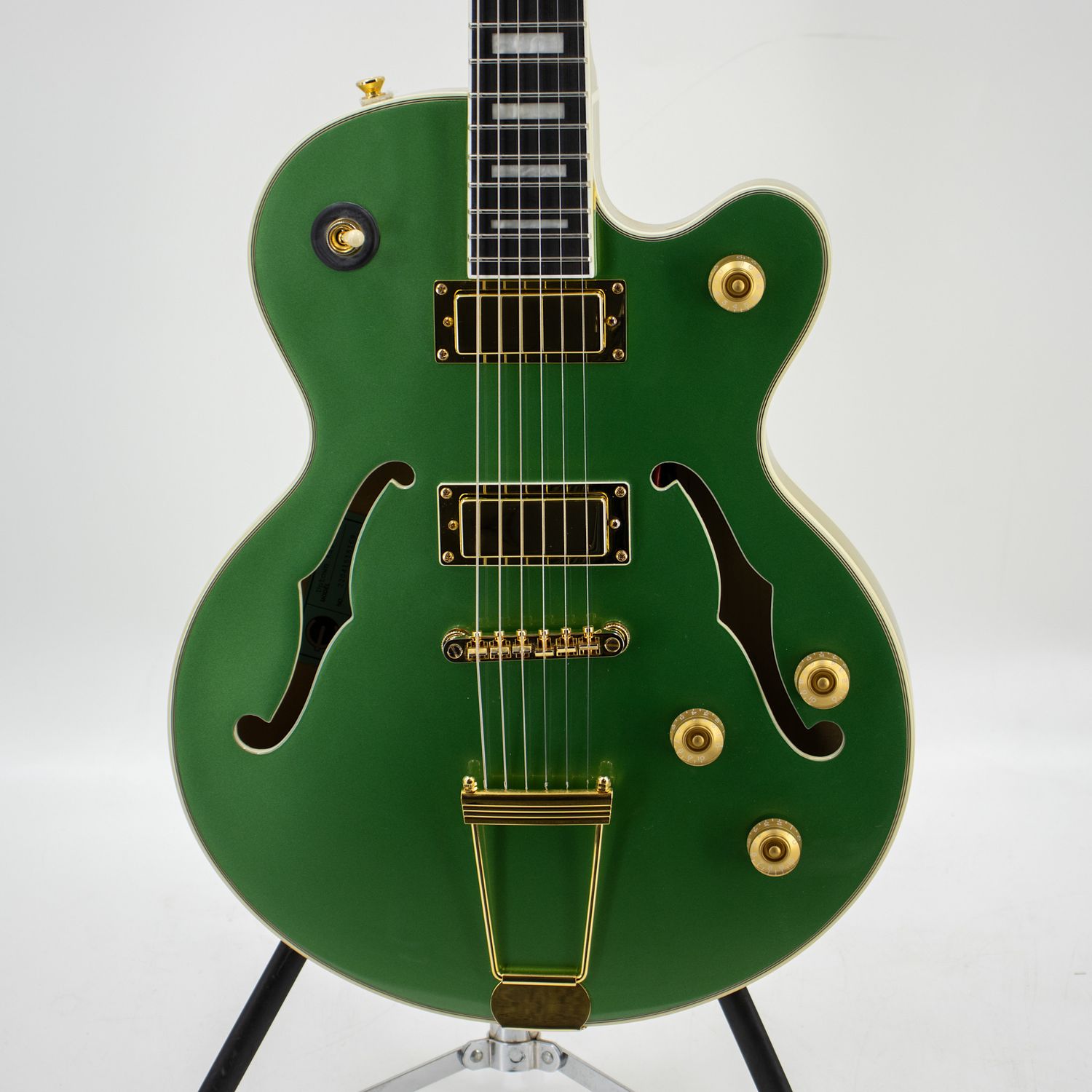 Used Epiphone Uptown Kat ES Emerald Green Metallic Electric Guitar