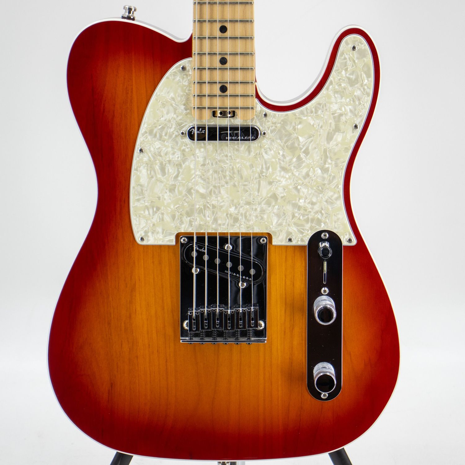 Used Fender American Elite Telecaster Electric Guitar w/OHSC - Cherry Sunburst