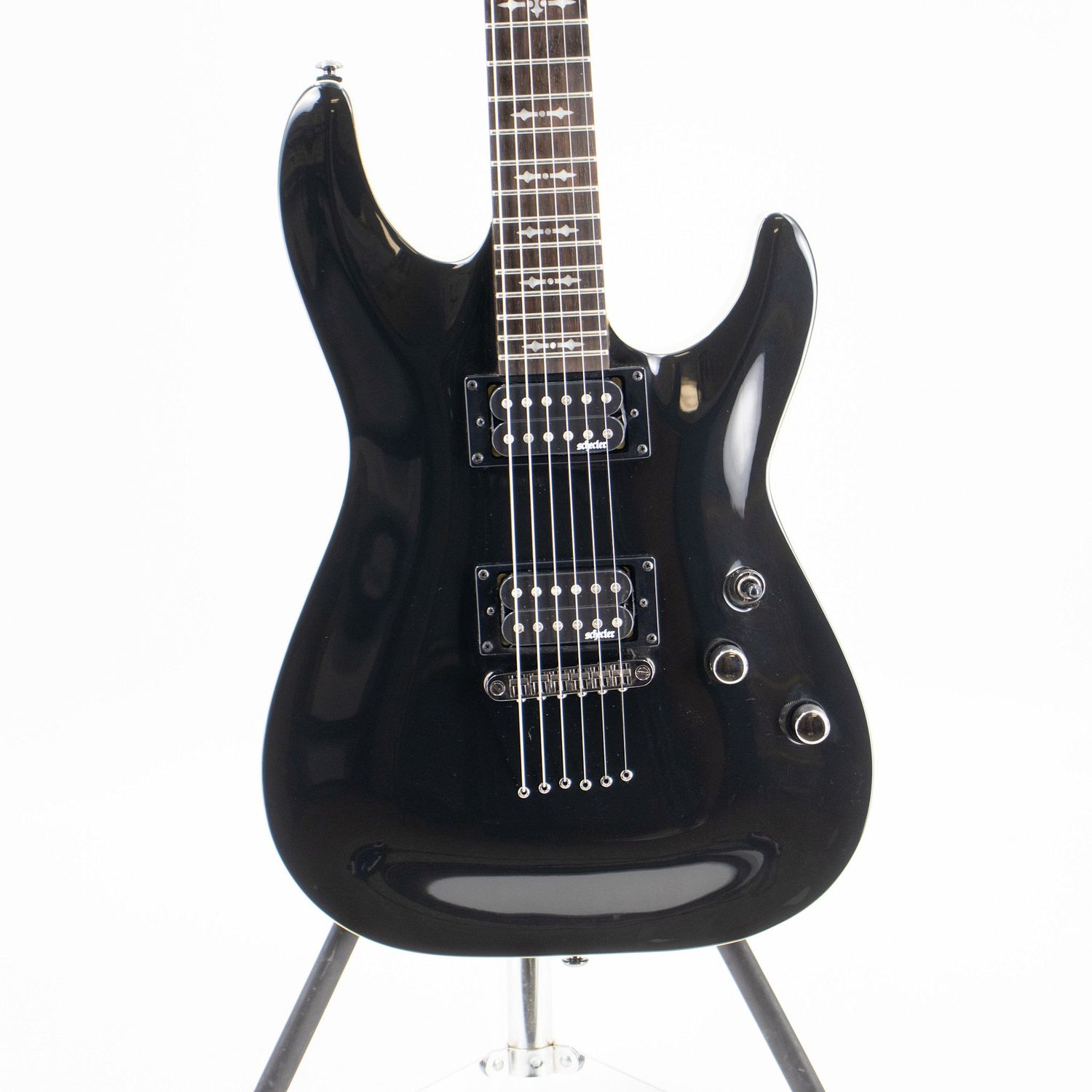 Used Schecter Omen 6 in Gloss Black