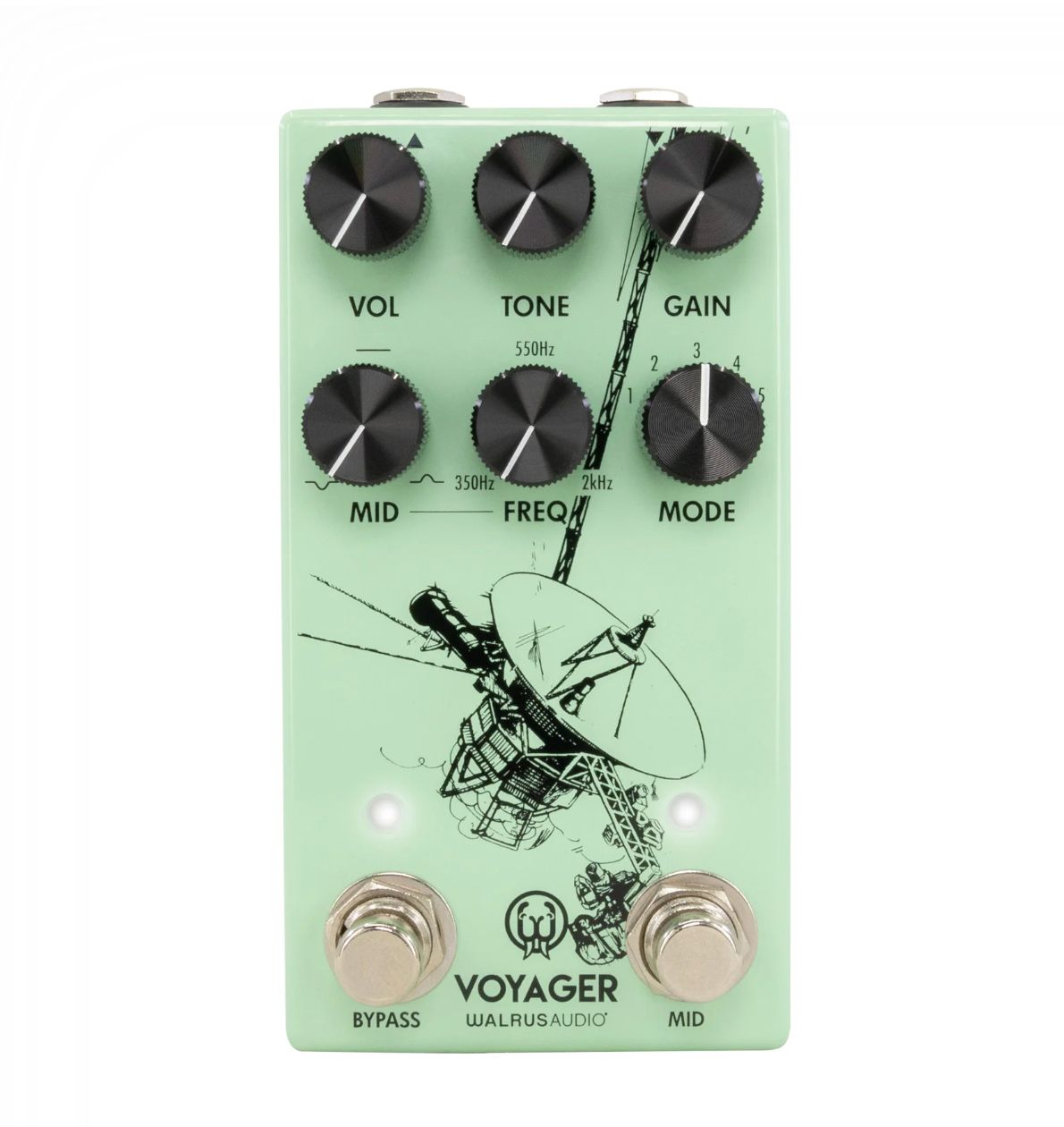 Walrus Voyager Pre-Amp/Overdrive mkII - Seafoam
