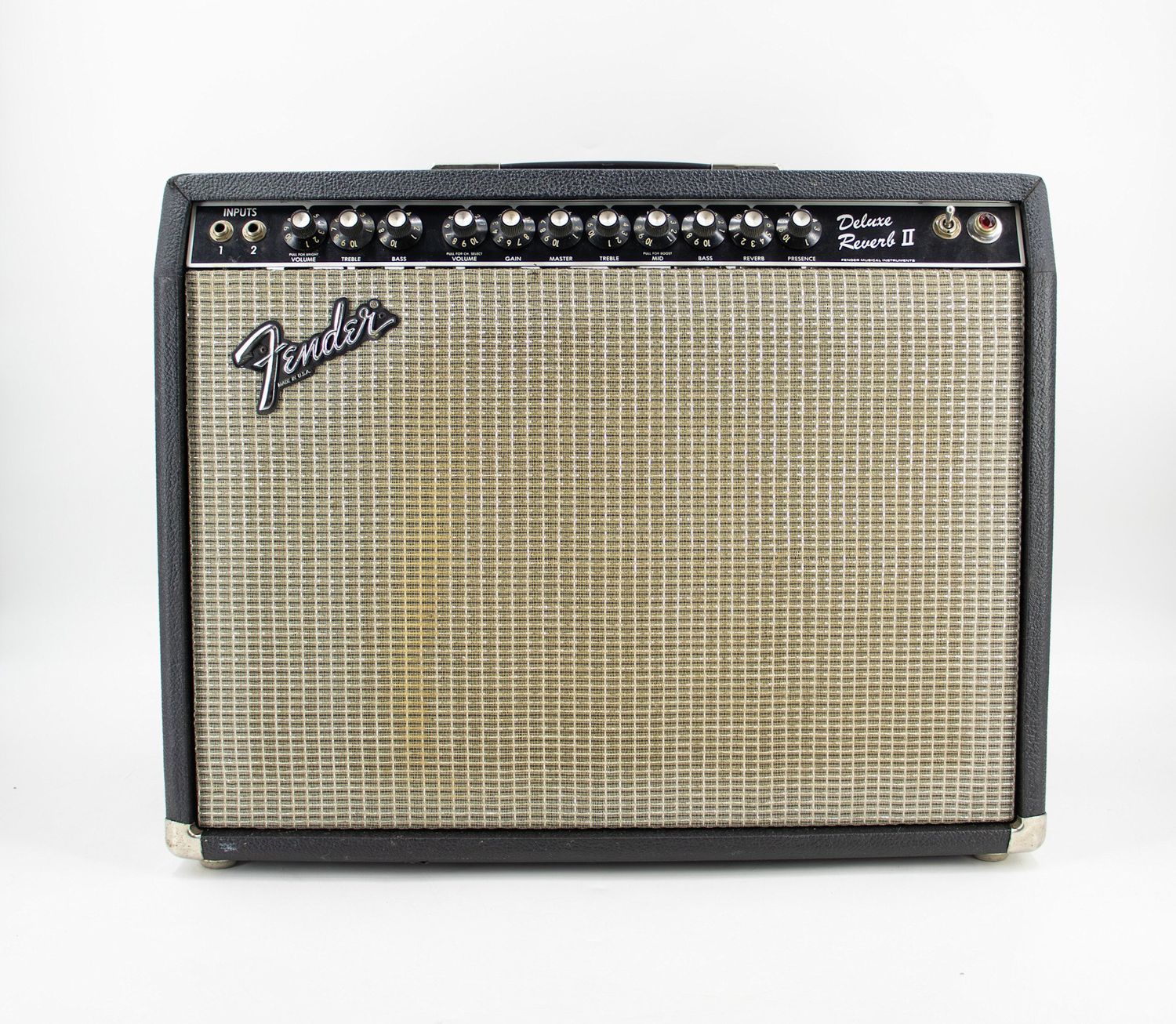Used Fender Deluxe Reverb II Tube Guitar Amp w/Slip Cover