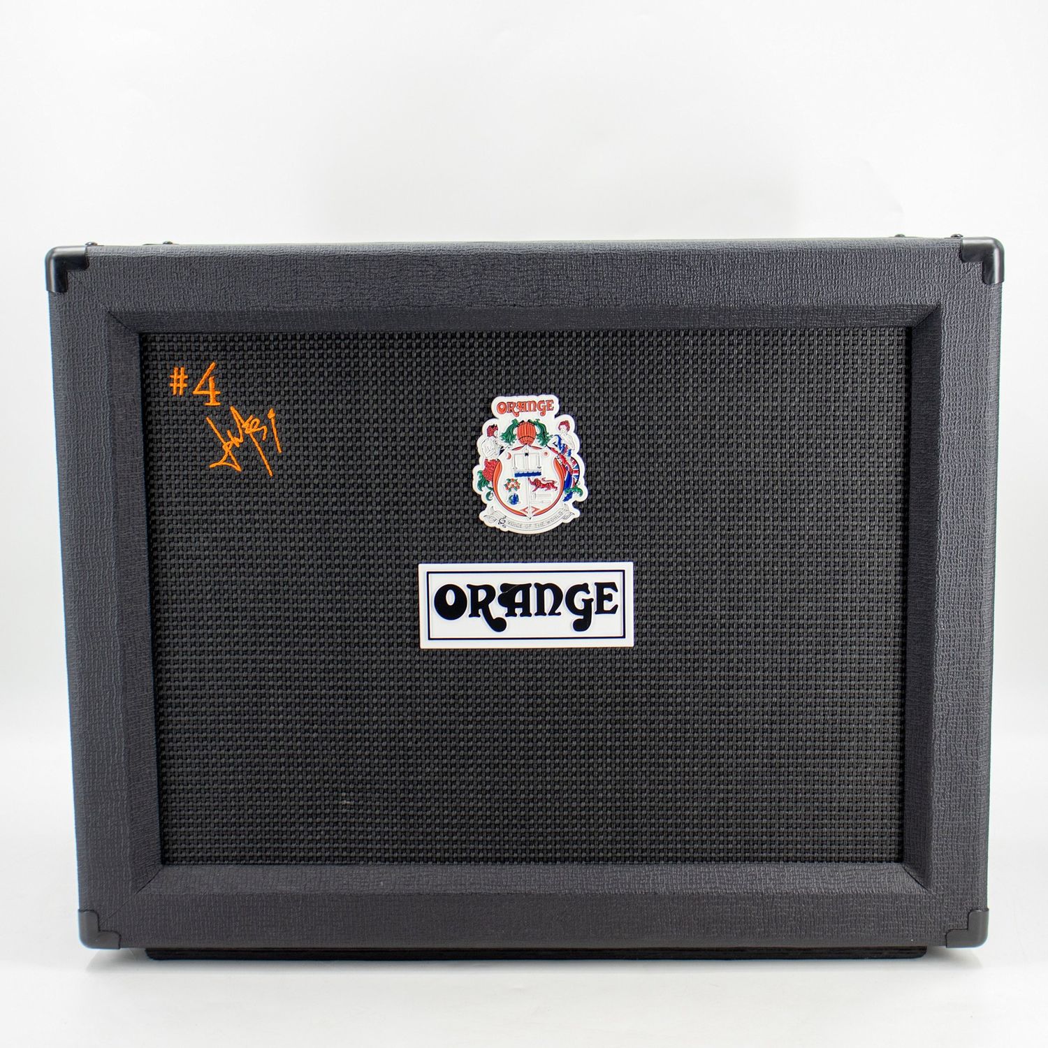Used Orange Jim Root PPC212 Black Guitar Cabinet – Very Good Condition