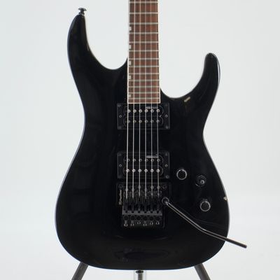 Used ESP LTD MH-200 Black Electric Guitar w/Floyd Rose – Good Condition