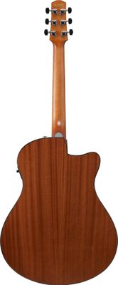 Ibanez AAM50LCEOLB - Open Pore Light Brown Sunburst Top, Natural Open Pore Back and Sides