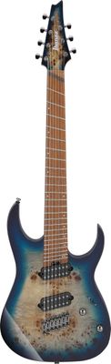 Ibanez RG Multi Scale 7str Electric Guitar - Cosmic Blue Starburst
