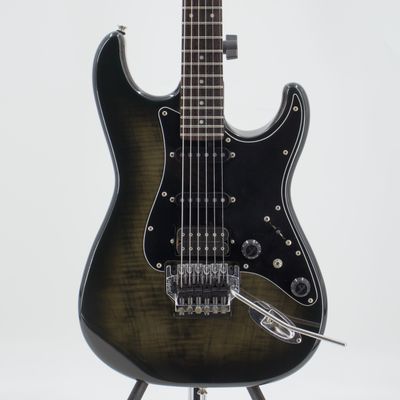 Used Fender Contemporary Stratocaster Deluxe HSS Trans Black Electric Guitar w/Kahler Tremolo &amp; OHSC