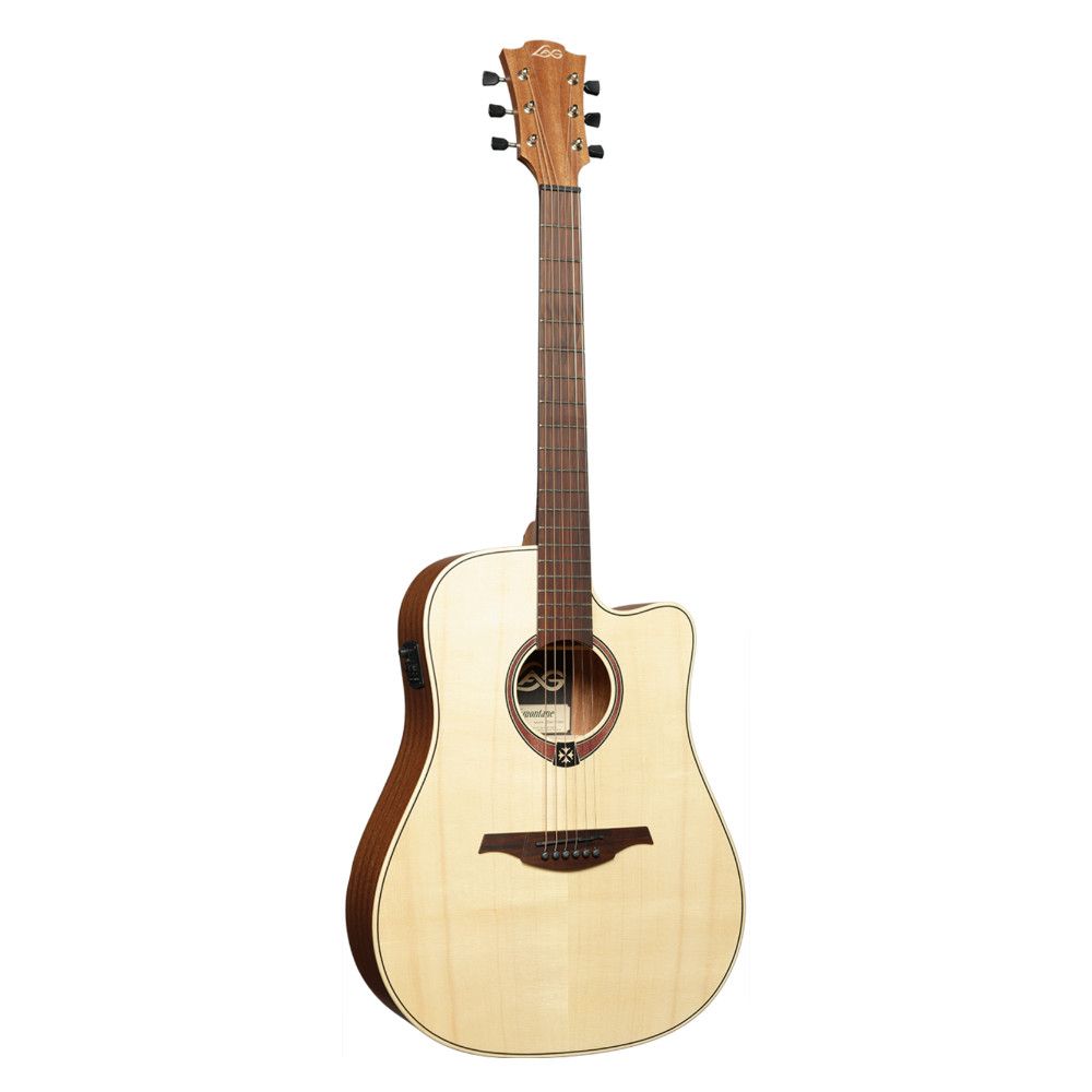 LAG Guitars Tramontane 70 Series Dreadnought Cutaway Electro