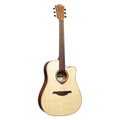 LAG Guitars Tramontane 70 Series Dreadnought Cutaway Electro