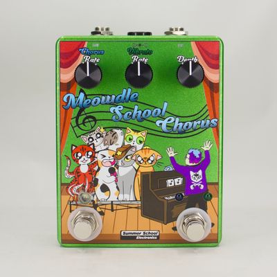 Meowdle School Chorus - Summer School Electronics / B&#39;s Music Shop Cat