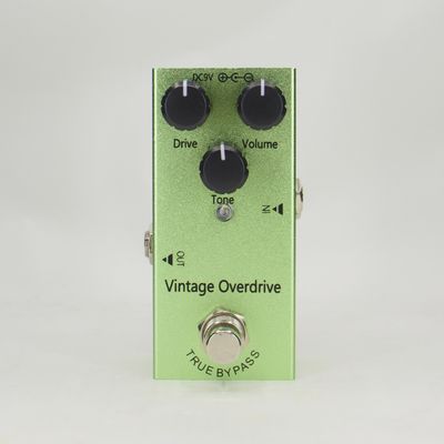 Used Likegreen Multi-Mode Overdrive Distortion Pedal Green Guitar Effects