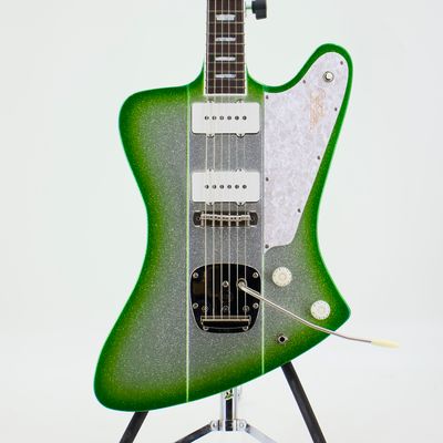Kauer Banshee - Bumper Car Green w/ Novak JM Pickups &amp; Mastery Vibrato w/ Bag