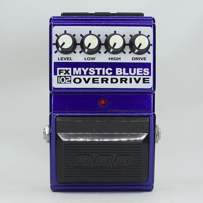 Used DOD FX102 Mystic Blues Overdrive Blue Guitar Pedal – Very Good Condition