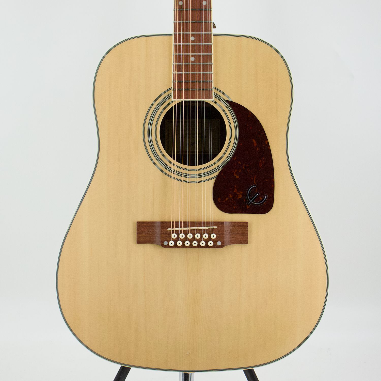 Used Epiphone DR-212 Natural 12-String Acoustic Guitar – Very Good Condition