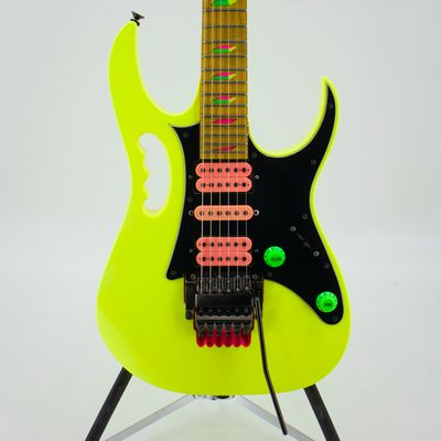 Used Ibanez JEM777 Desert Sun Yellow Electric Guitar – Very Good Condition