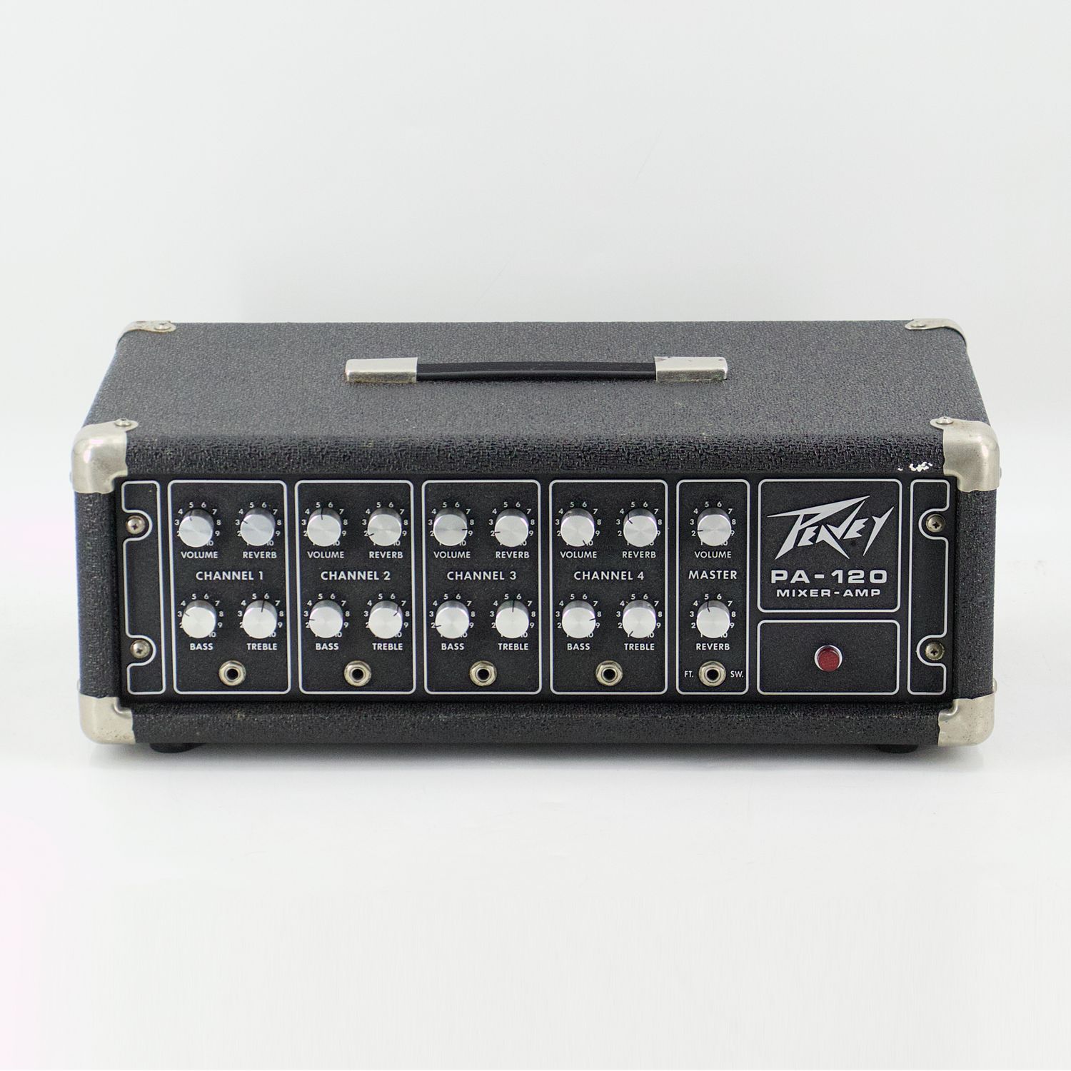 Used Peavey PA-120 Mixer Amp Head with Spring Reverb – Very Good Condition