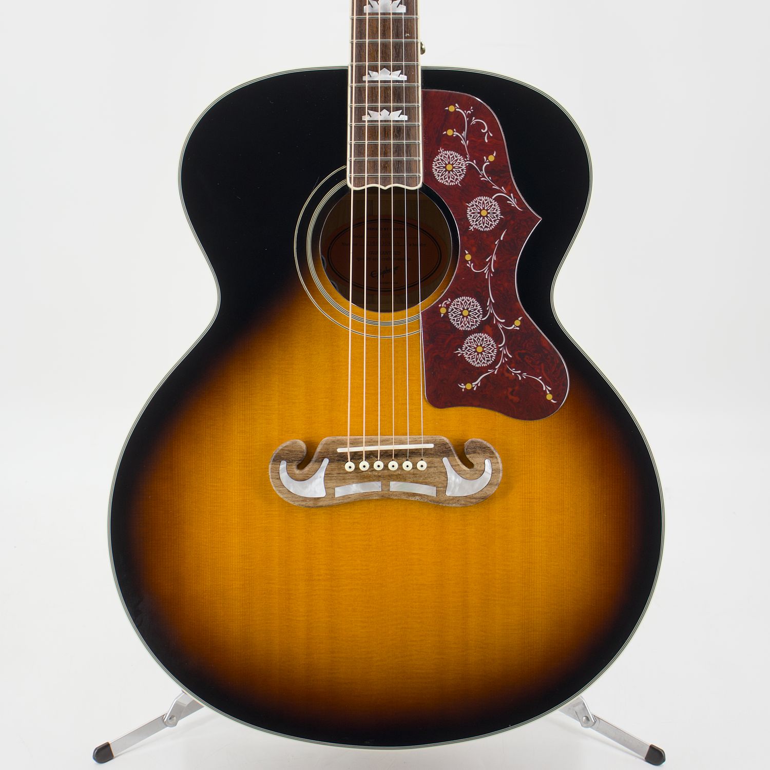 Used Epiphone Inspired by Gibson J-200 Aged Natural Acoustic Guitar w/Fishman Sonitone