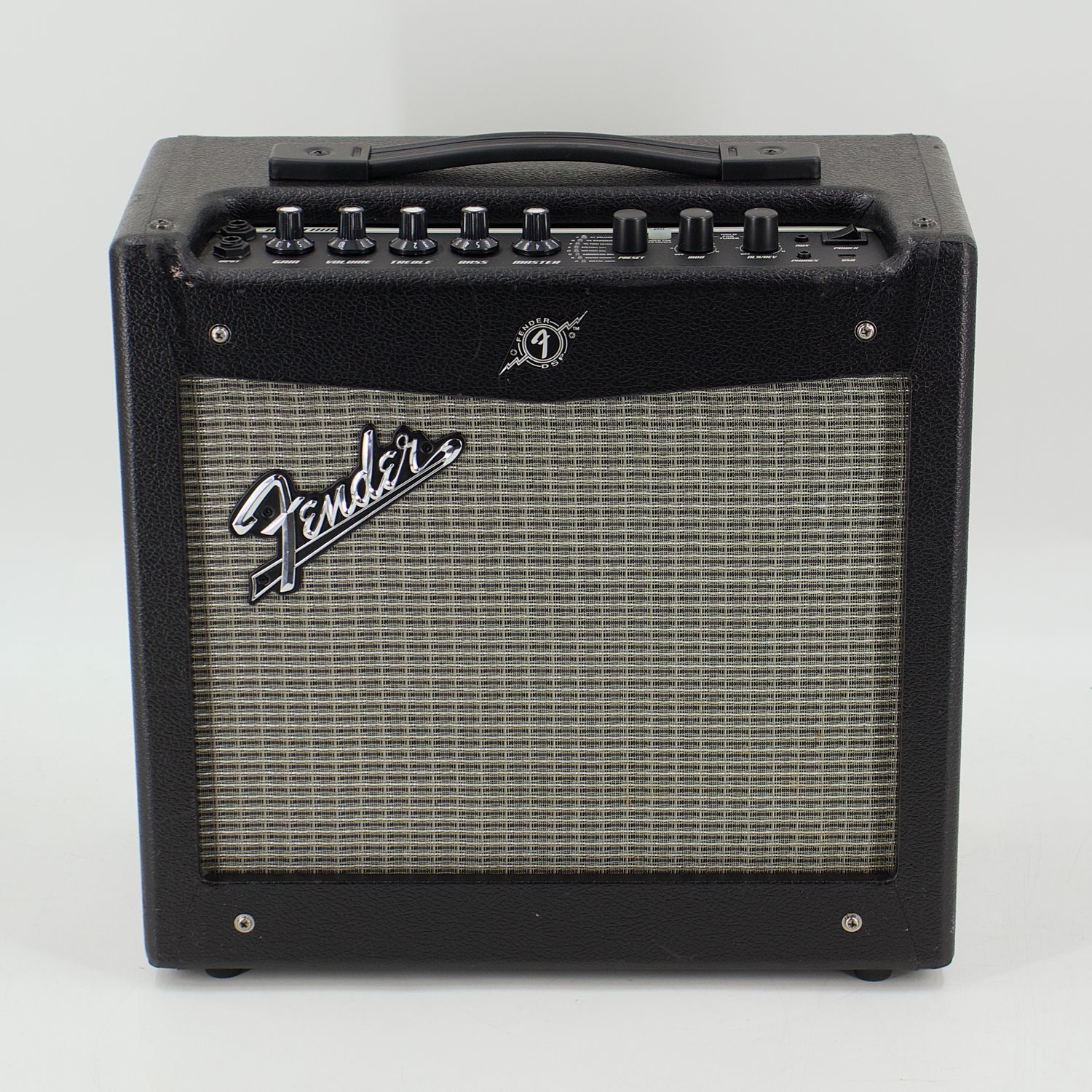 Used Fender Mustang I V.1 Carbon Tweed Combo Amp w/IEC Power Cable