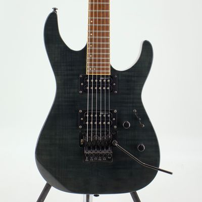 Used ESP LTD M-200FM See Thru Black Electric Guitar