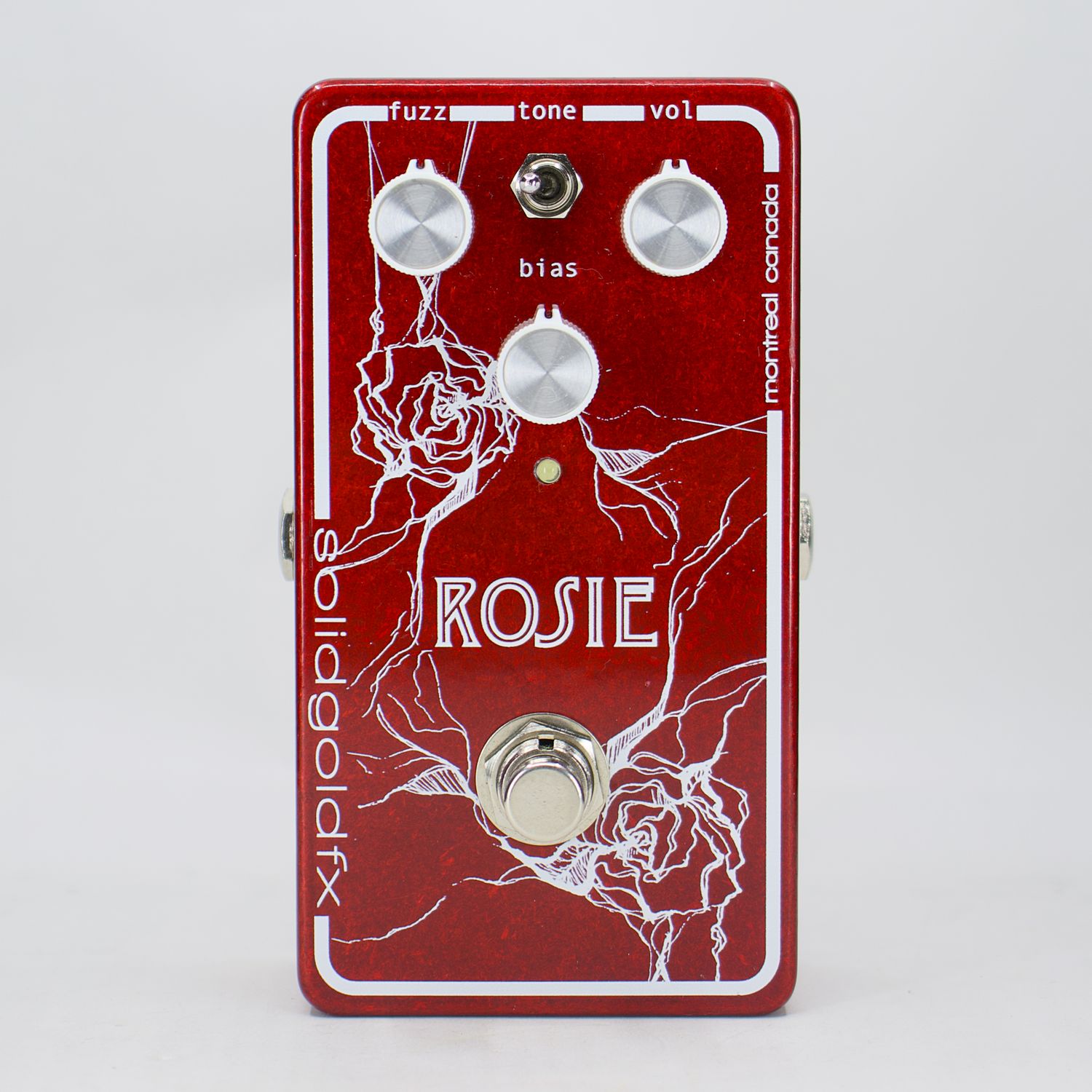Used SolidGoldFX Rosie Fuzz Pedal White – Very Good Condition