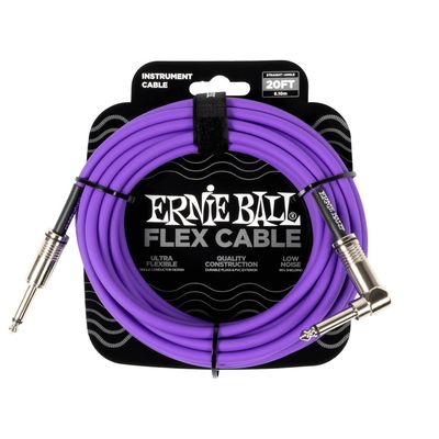 Flex Instrument Cable Straight/Straight 10ft - Purple