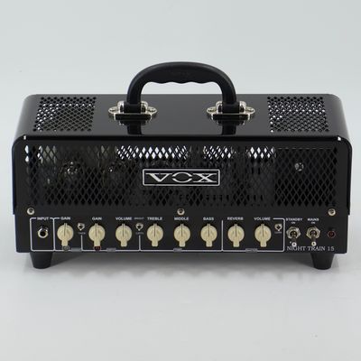 Used Vox Night Train 15 G2 NT15H-G2 Black Guitar Amp Head w/Switch &amp; IEC Cable