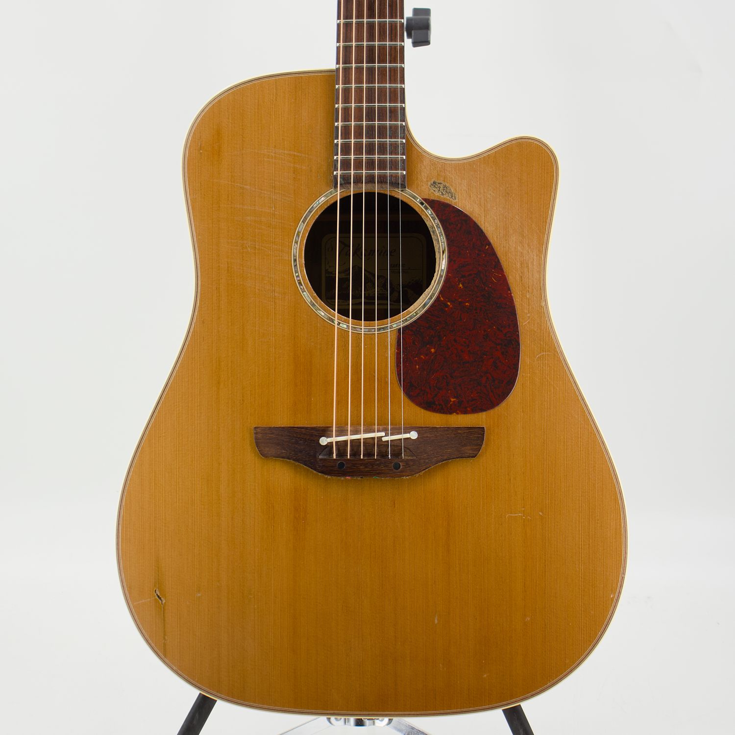 Used Takamine EAN15C Gloss Natural Acoustic-Electric Guitar w/ CT-4B Electronics – AS/IS