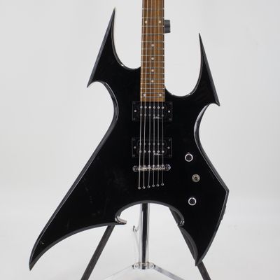 Used B.C. Rich Platinum Series Beast Black Electric Guitar Hardtail Bridge – Good Condition