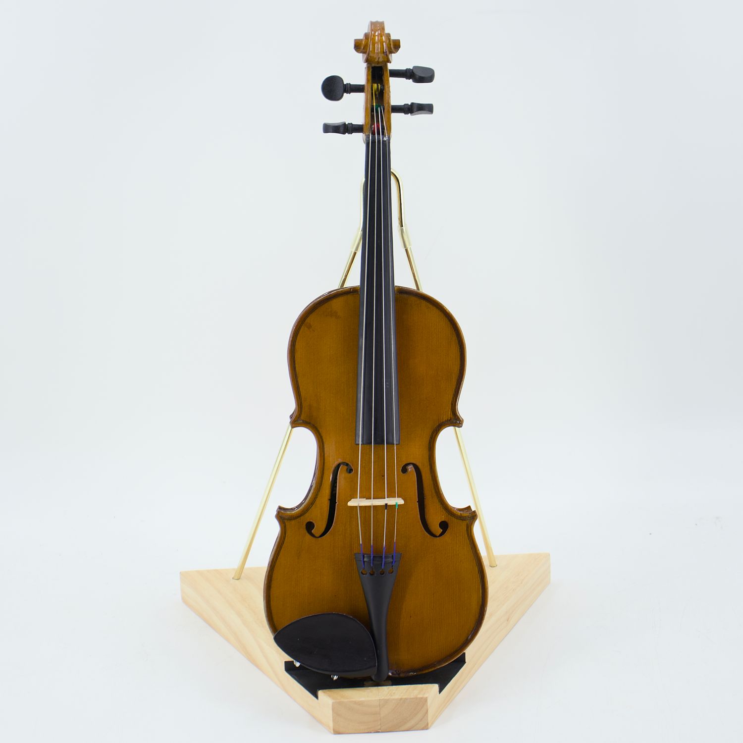 Used Lark 1/2 Size Violin Natural Finish w/D&#39;Addario Prelude Strings