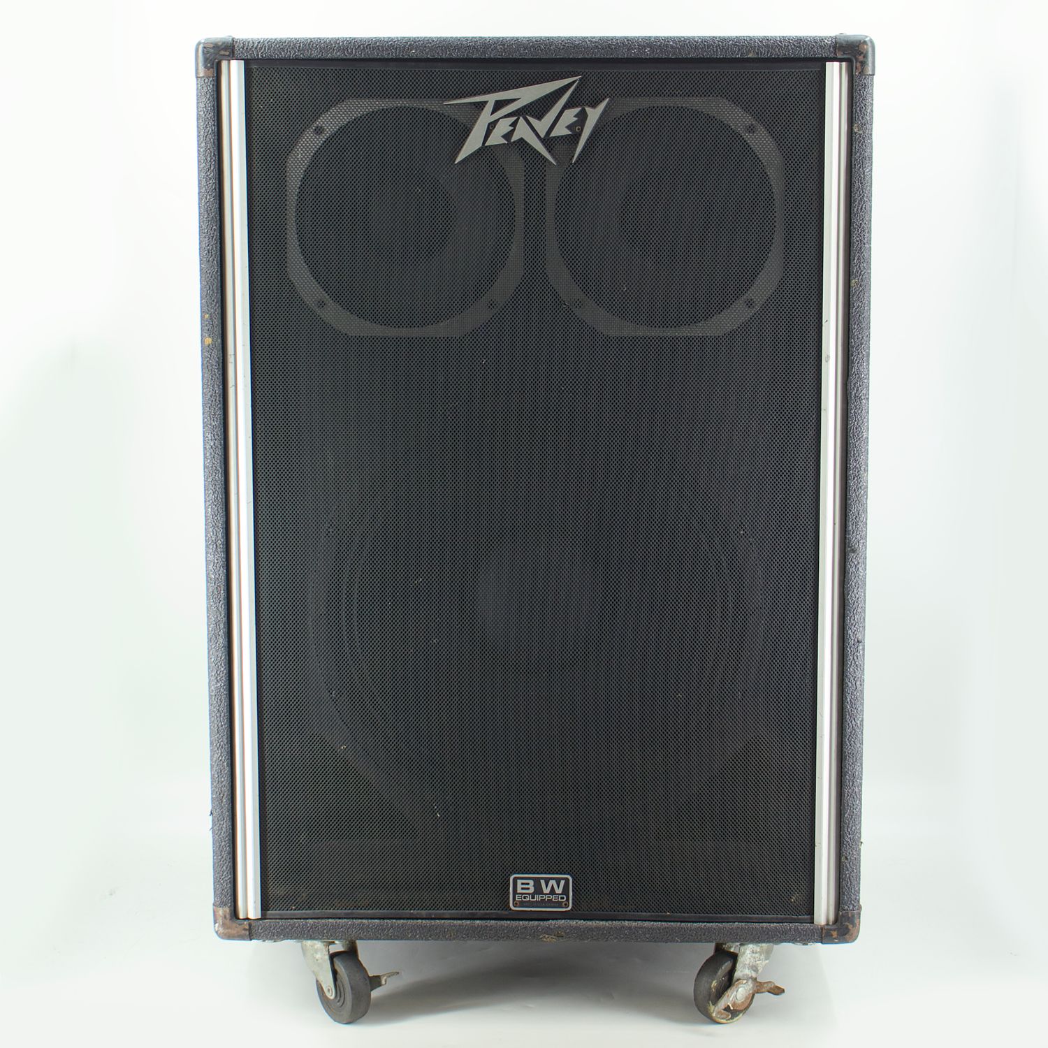 Used Peavey 1820 Black Bass Cabinet w/1x18&quot; Black Widow &amp; 2x10&quot;