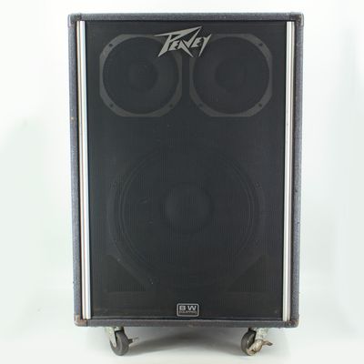 Used Peavey 1820 Black Bass Cabinet w/1x18&quot; Black Widow &amp; 2x10&quot;