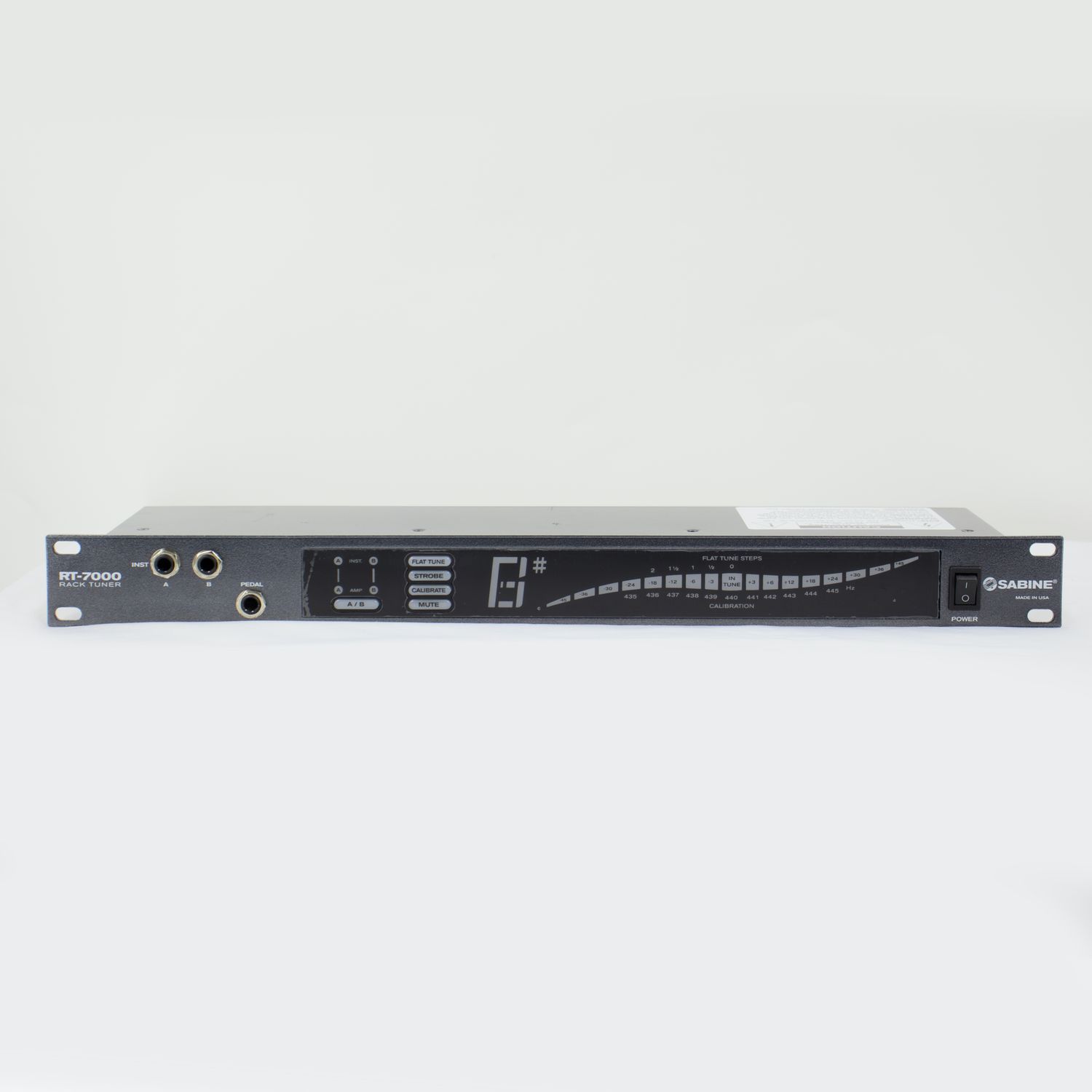 Used Sabine RT-7000 Rack Tuner – Very Good Condition