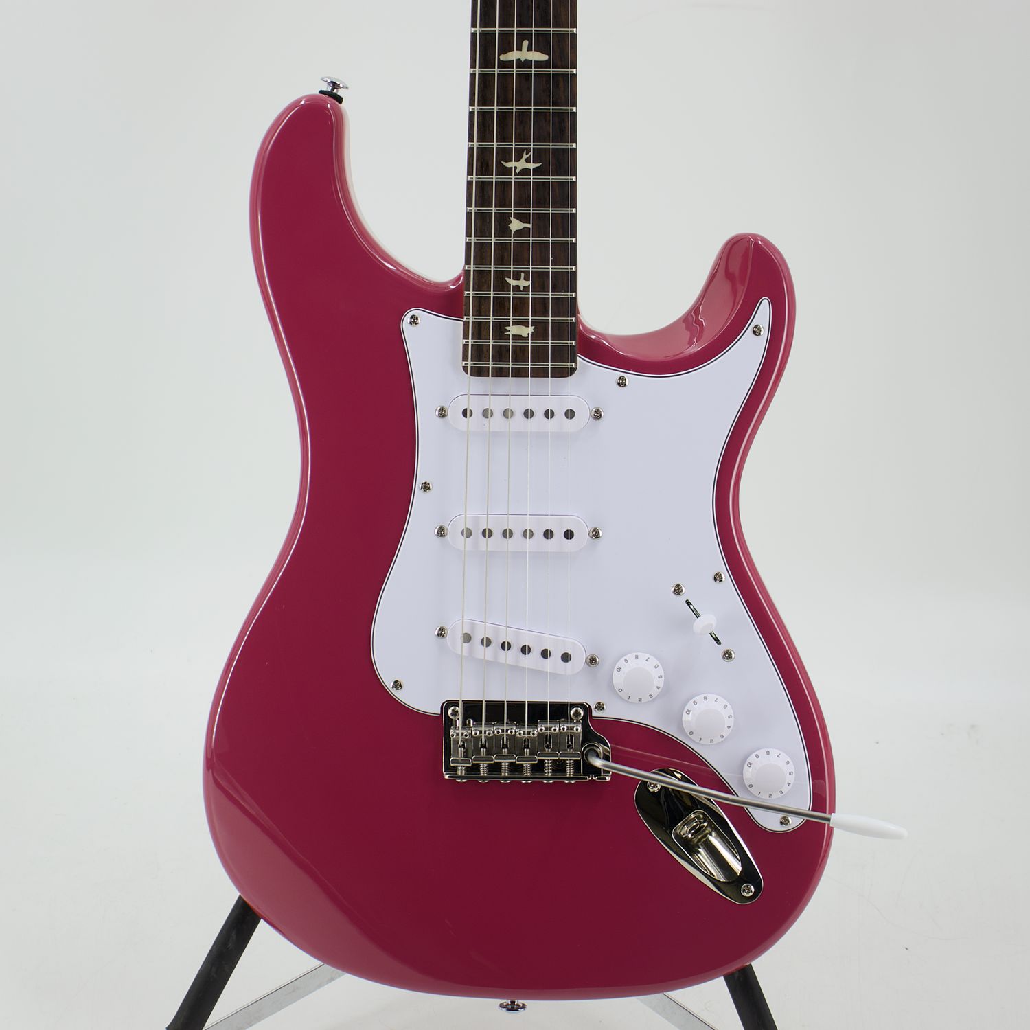 Used PRS SE Silver Sky Dragon Fruit Electric Guitar