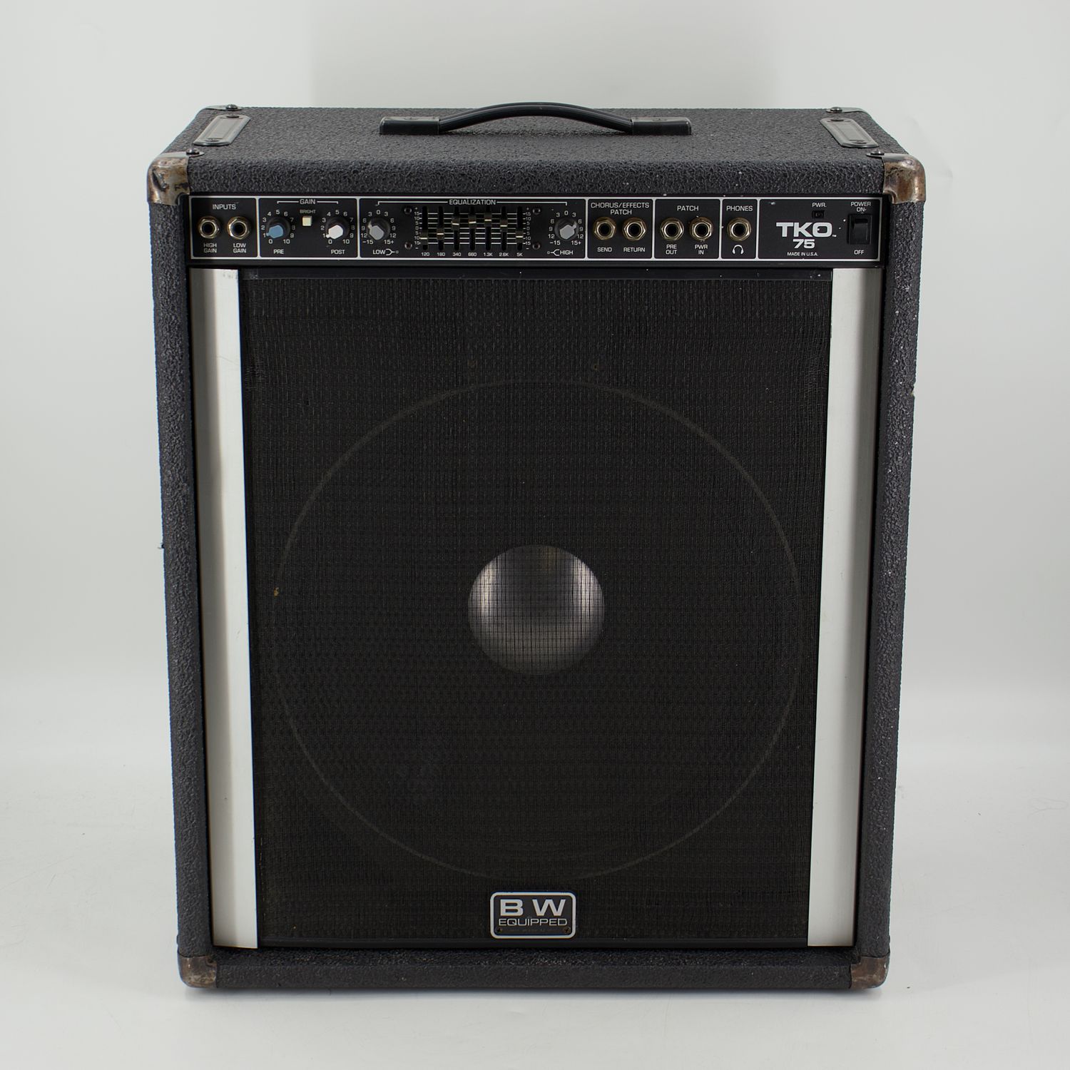 Used Peavey TKO 75 Bass Combo Amp w/Scorpion Speaker and Cover