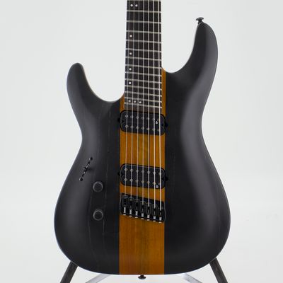 B-Stock Schecter C-7 Rob Scallon LH Satin Dark Roast Electric Guitar – Very Good Condition
