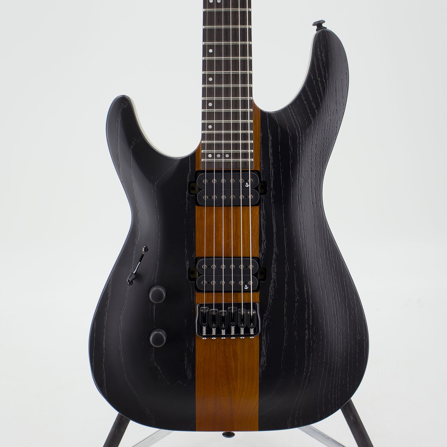 Used Schecter C-1 Rob Scallon LH Satin Black Electric Guitar